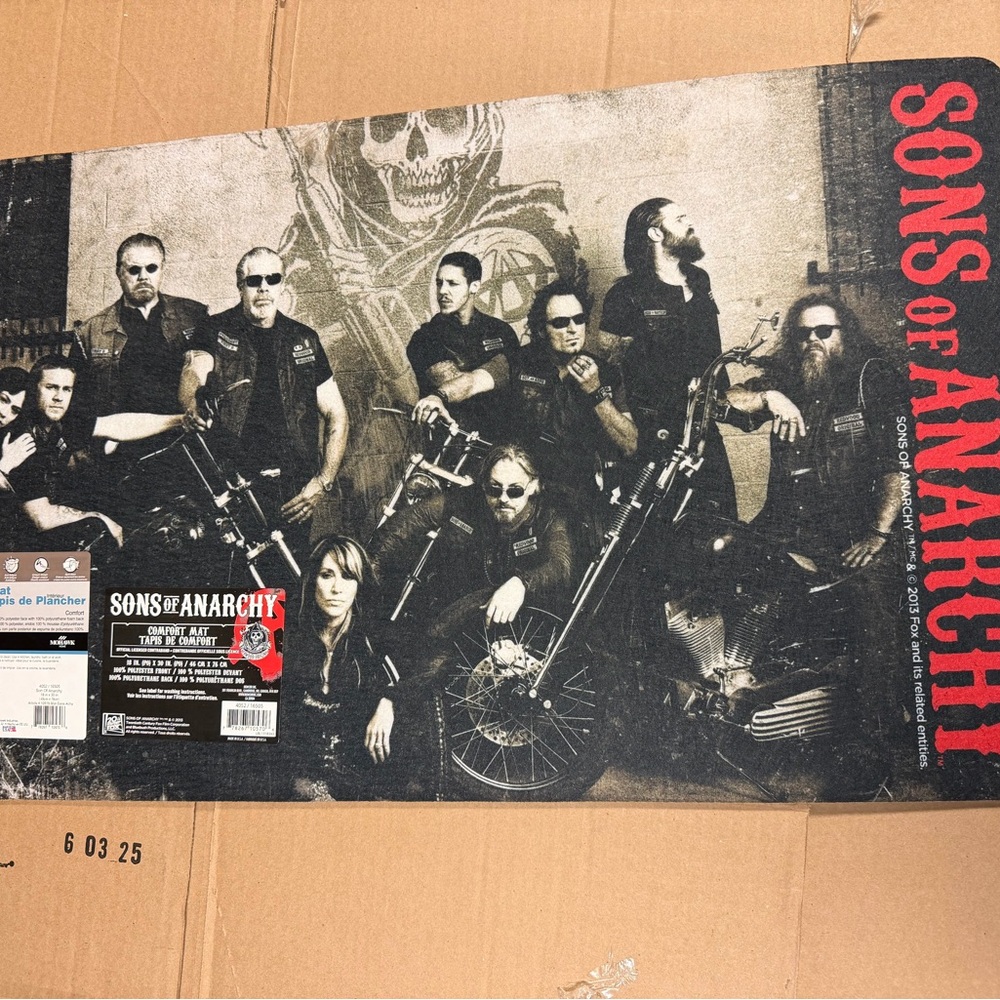 Sons of Anarchy Floor Matt 18x36 inch